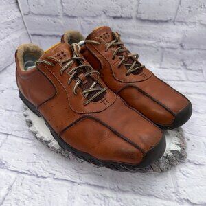 Timberland Lexington Shoes Men's 13M Brown Leather Comfort Oxfords 55018